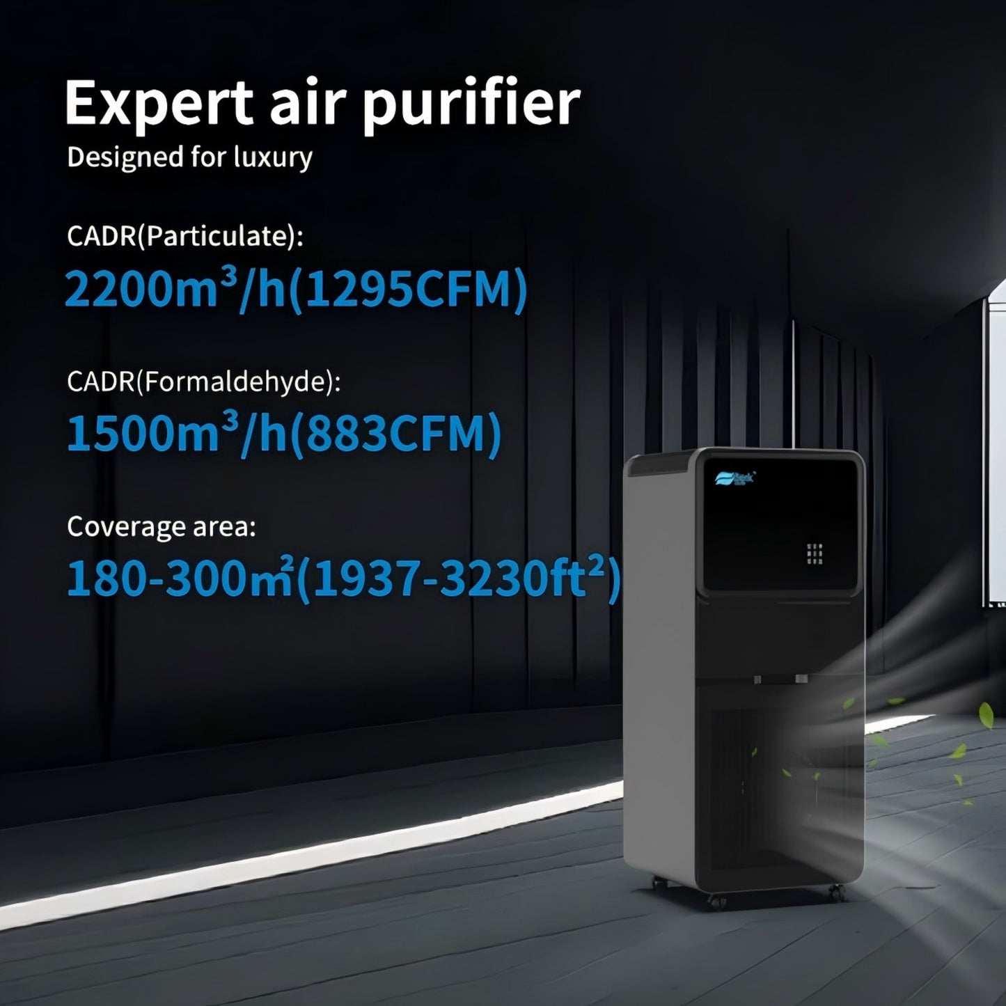 Berk D20S Digital Touch Display WiFi Multifunctional Air Purifier