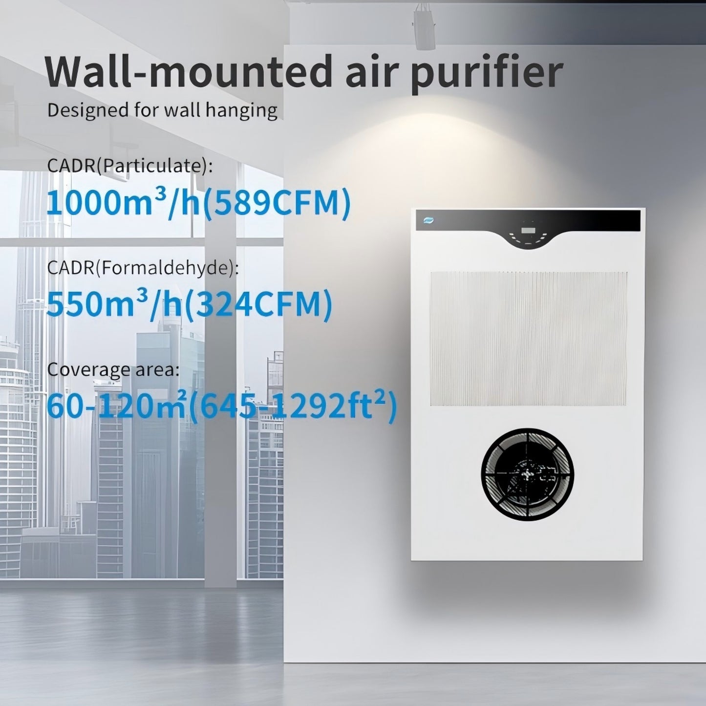 Berk B03 Household Unique Slim Vertical Air Purifier