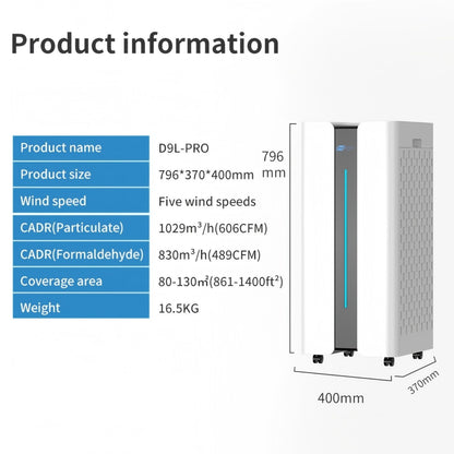 Berk D9L Pro Commercial Smart Display Air Purifier