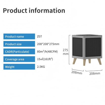Berk Z07 Portable DeHome Rechargeable Air Purifier