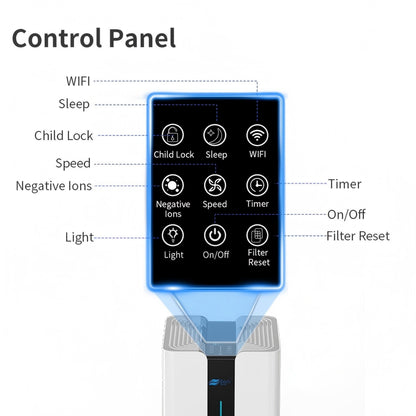 Berk D9L Pro Commercial Smart Display Air Purifier