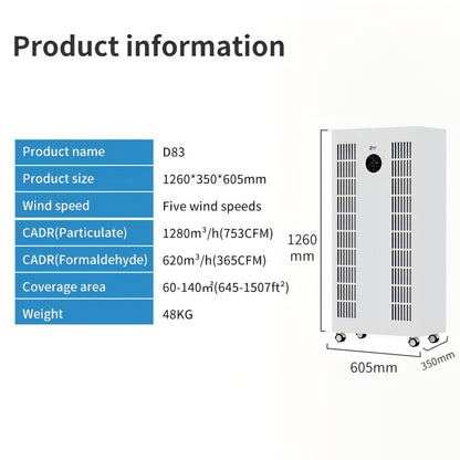 Berk D83 Industrial Grade Touch Control Air Purifier
