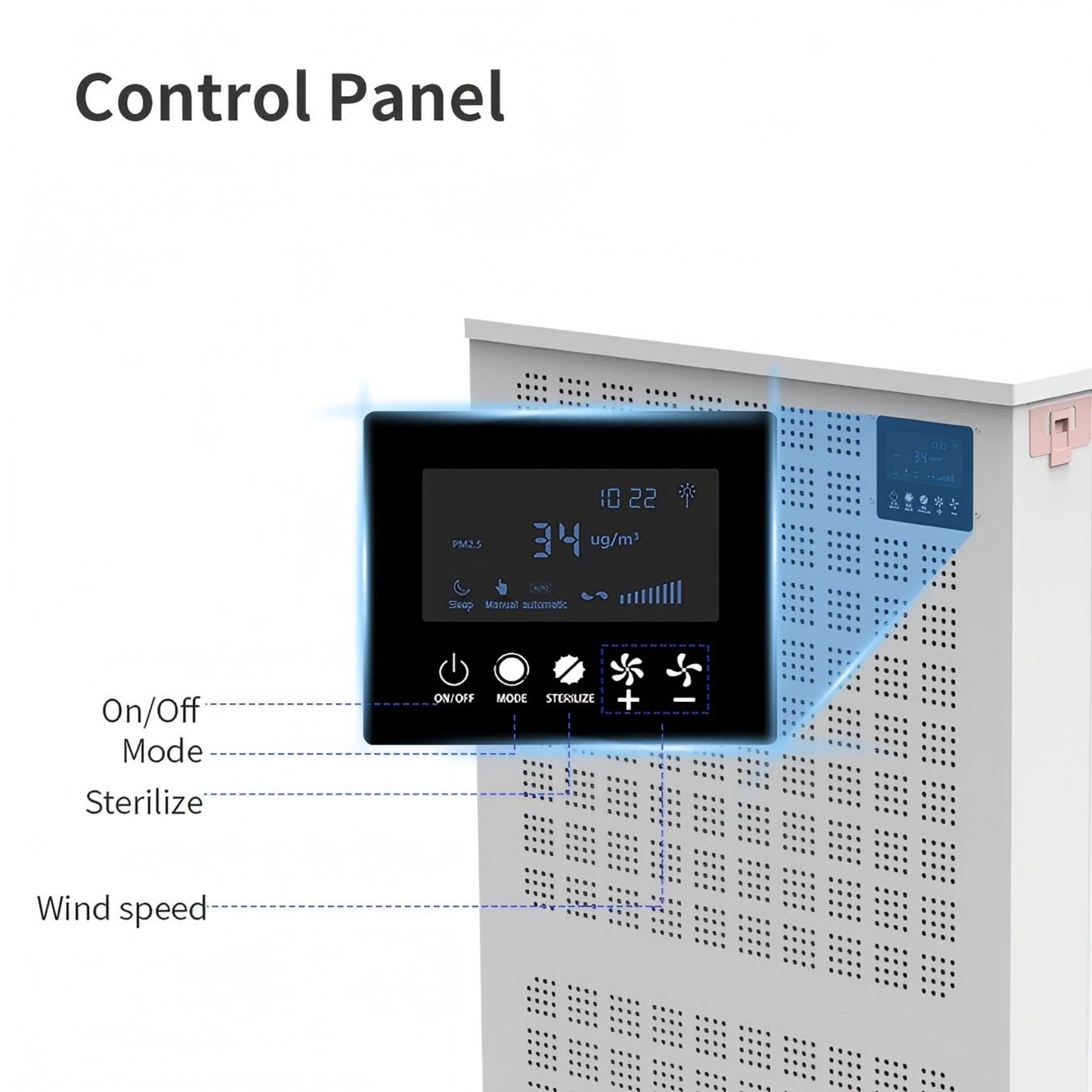 Berk D01 Plus Portable Commercial Smoke Proof Air Purifie